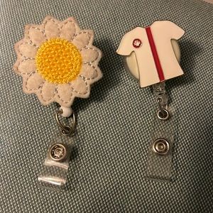 2 Nursing badge reels